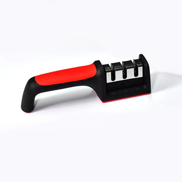 Manual Red & Black Knife Sharpener 3 Stage Sharpening Tool for Ceramic Knife and Steel Knives (Copy)