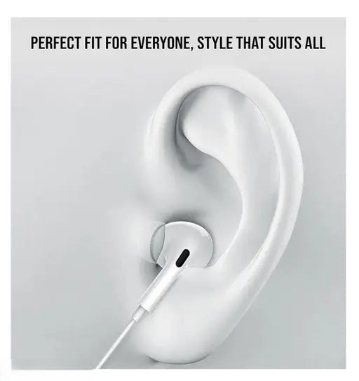 Wired Type-C Earphones with Noise Cancellation & In-Built Mic | High Bass Stereo In-Ear Headphones for Mobile, Laptop & Tablet (Copy) (Copy) (Copy)