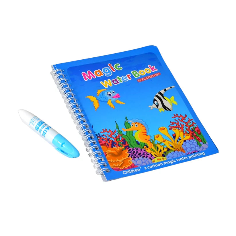 Magic Water Quick Dry Book Water Coloring Book Doodle with Magic Pen Painting Board (Copy)