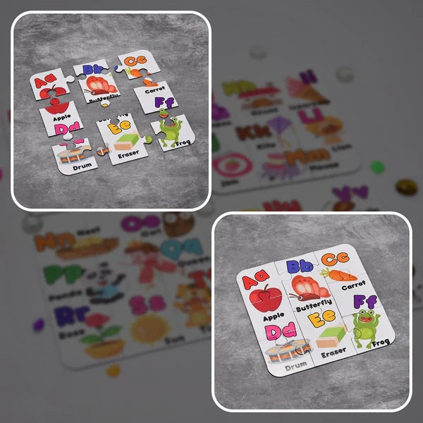 ABC Jigsaw Puzzle Toy for Kids | 4-Pcs Educational Alphabet Puzzle Set for Children Learning & Fun (Copy) (Copy)