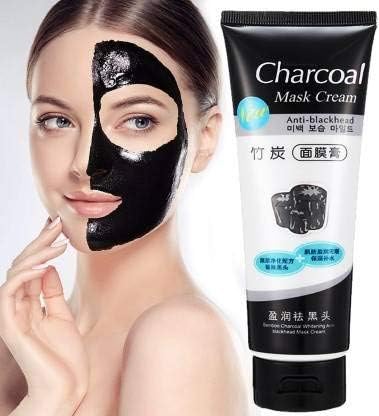 CHARCOAL PEEL OFF MASK PEEL OFF FACE MASK CREAM BLACKHEADS REMOVAL FACE TREATMENT CREAM  (130 ml) Pack of 1